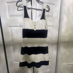 Abercrombie & Fitch Blue and White Sundress size large